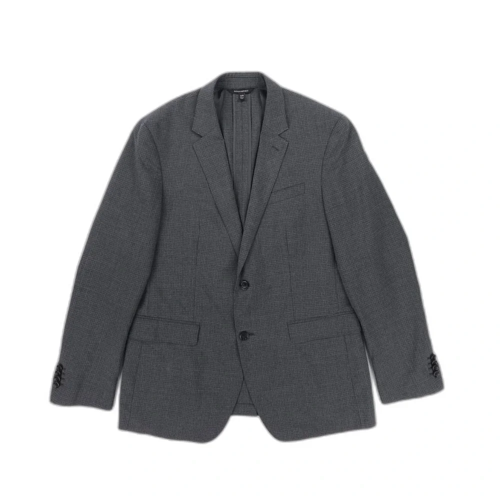BANANA REPUBLIC Slim Smart-Weight Performance Wool Blazer Old Money Quiet Luxury